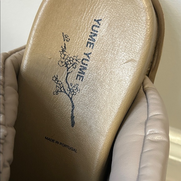 Yume Yume | Women's Taupe Quilted Slip-On Shoes | size 40 - Picture 2 of 16